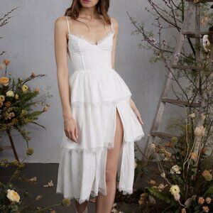 V. Chapman The Mia Dress in White